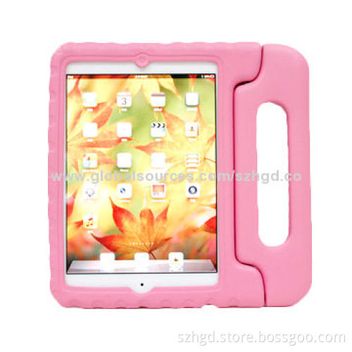 Shock-proof kid's case for iPad Mini with stand, professional tablet case manufacturer, OEM welcomed